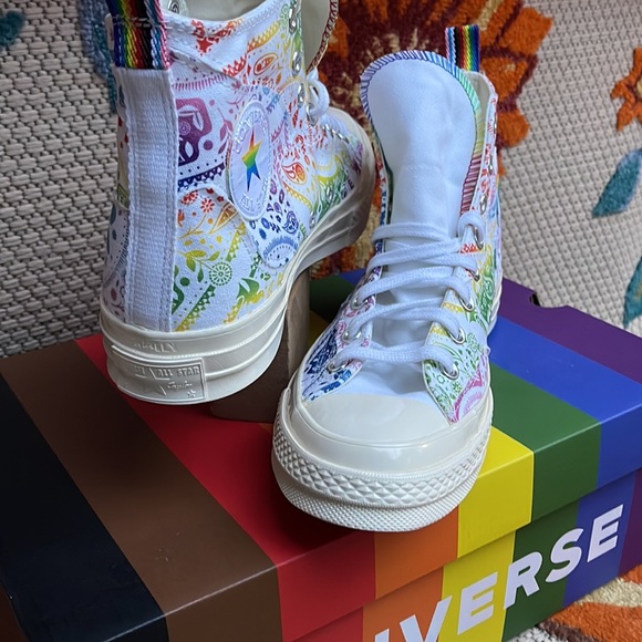 Converse A02266C All Star 
CHUCK Taylor 70 HI
WHITE/UNIVERSITY RED Men’ sneakers - Picture 10 of 16